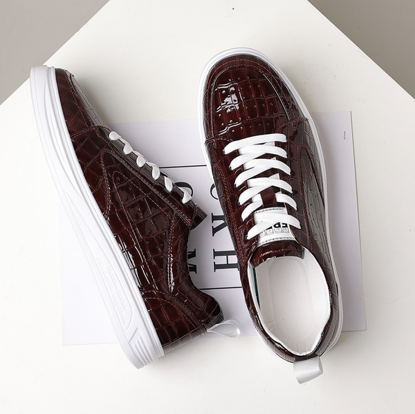 Deion – Leder Schnürschuh Turnschuh