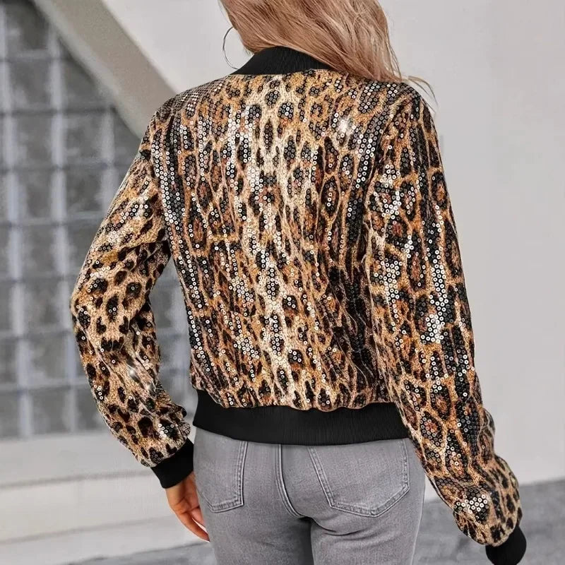 Selphira™ Jacke mit Wilder Musterung und Premium-Glanz