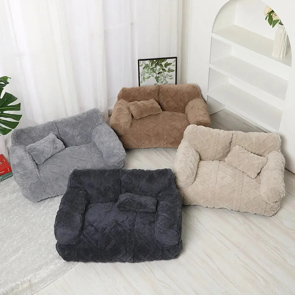 Modern Haus™ Haustierbett im Sofa-Design mit Premium-Design und Kuscheligem Komfort