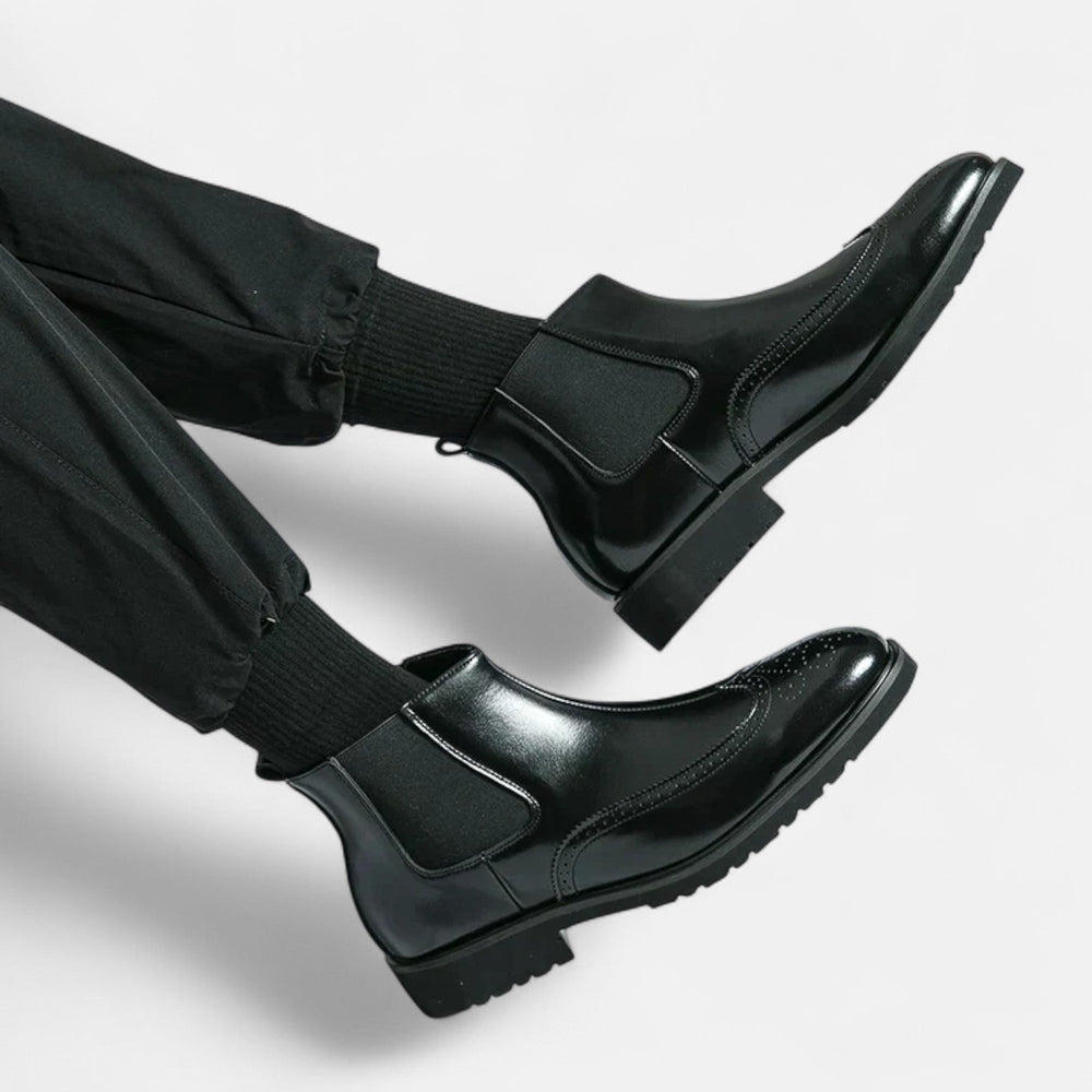 Leon | Stilvolle Chelsea-Stiefel aus Kunstleder