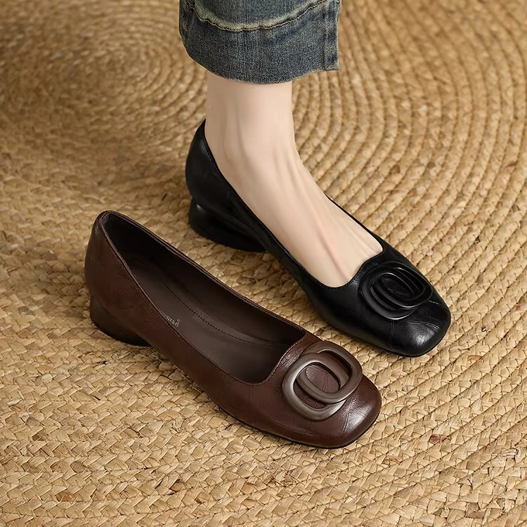Camilles | Damen Ballerinas aus Weichem Leder – Leder Ballerinas Komfort