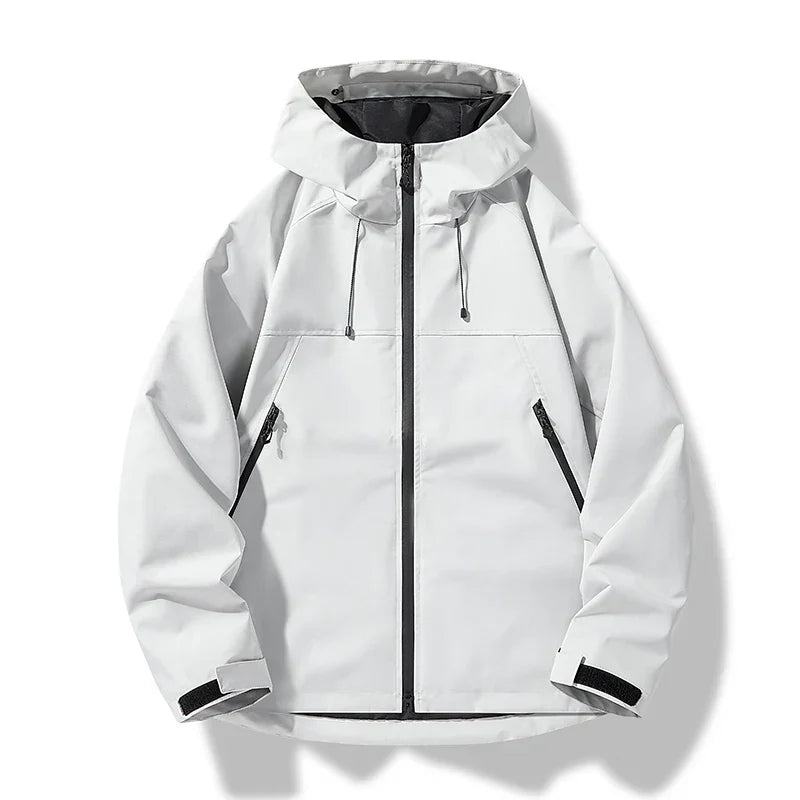Norbert | Herren Wasserdichte Kapuzen Winddichte Shell Jacke