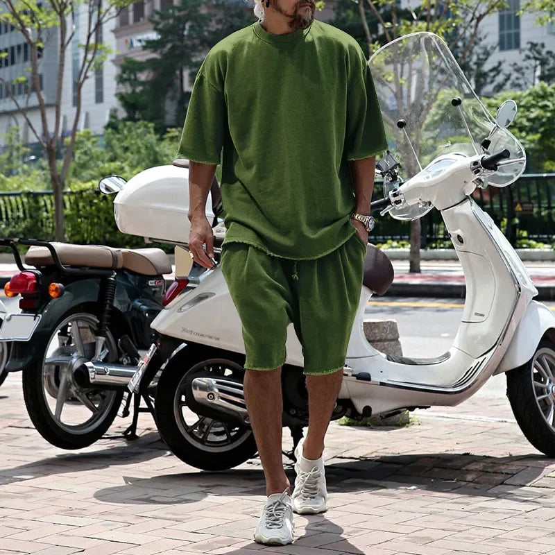 Draxen™-Set aus Premium-Strick mit Oversize-Passform und Streetwear-Style