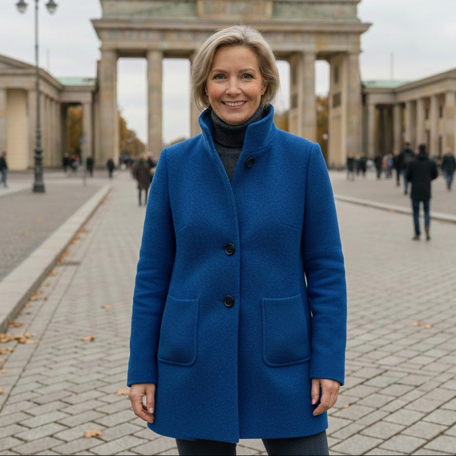 Leonie | Damenjacke hoher Kragen modern elegant
