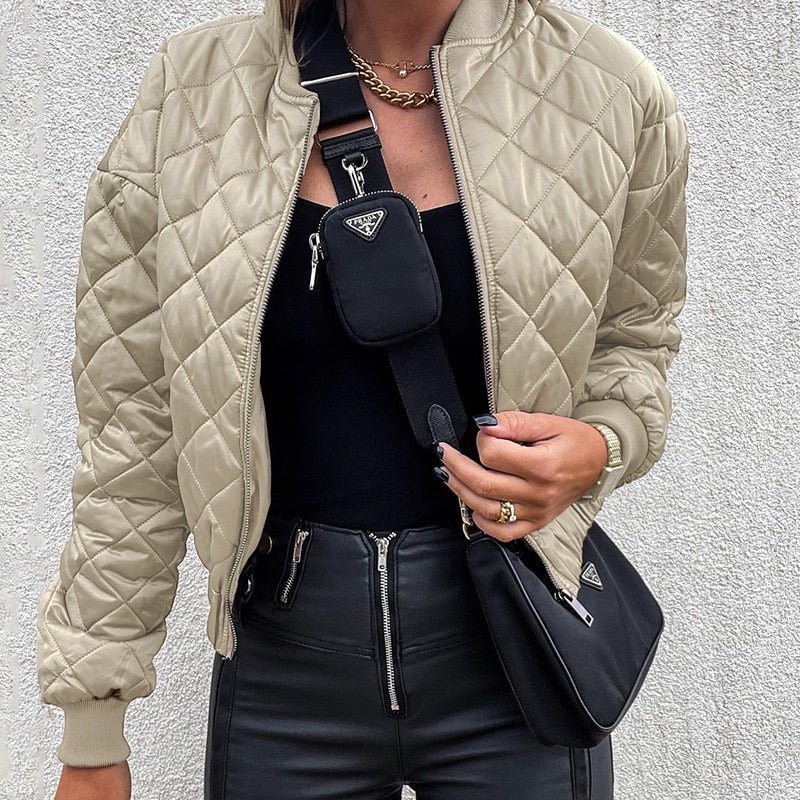 Steppjacke Bomber Kurz Modern