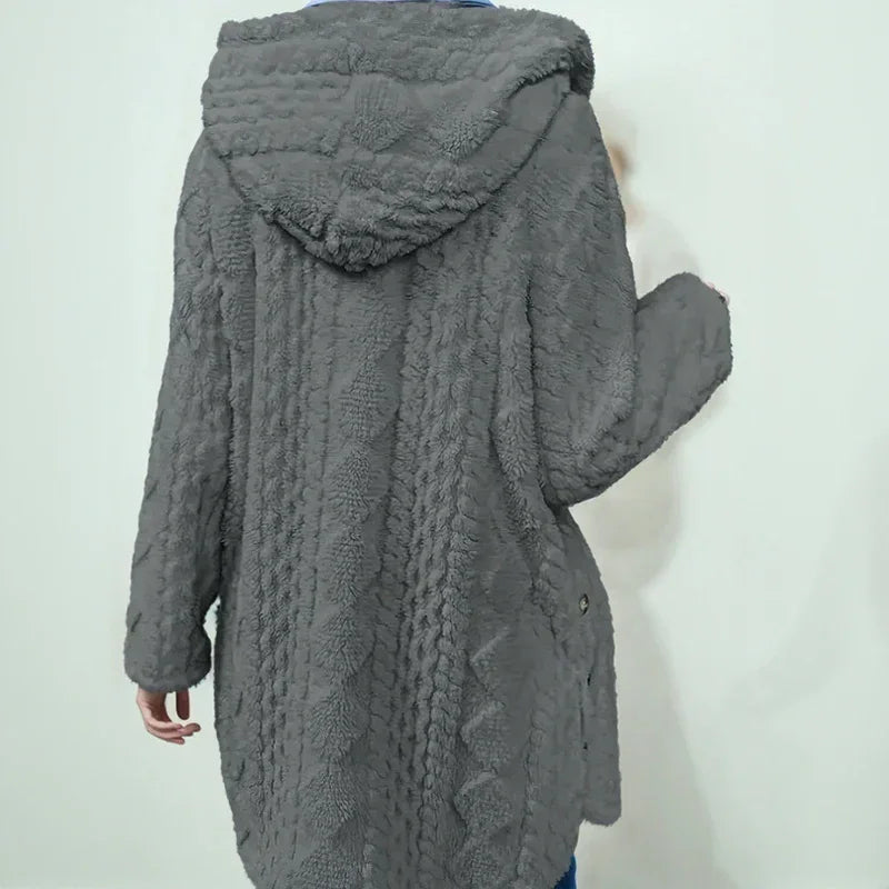 Winterfeld™ Long Fit Fleece Mantel / Komfort und Charme an den Kältesten Tagen!