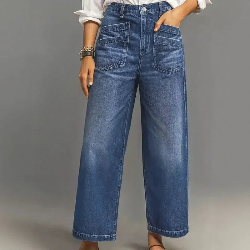 Maeve™ High-Waist Jeans mit Bequemer Passform