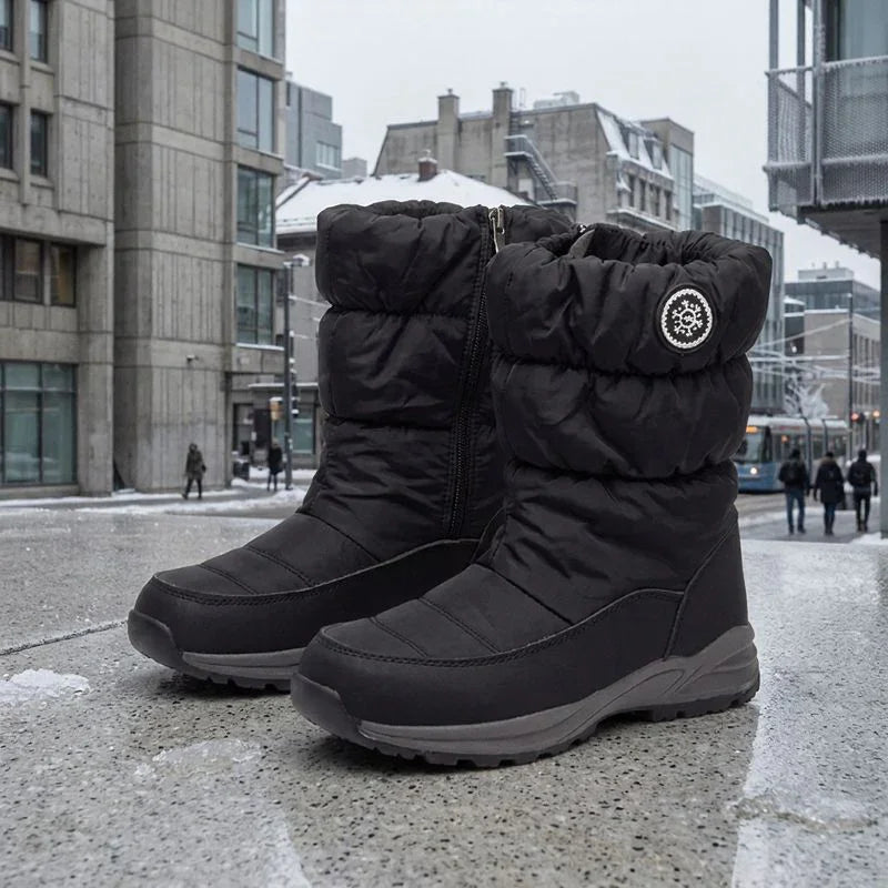 Stockholm™ Winterstiefel gefüttert und wattiert mit rutschfester Profilsohle