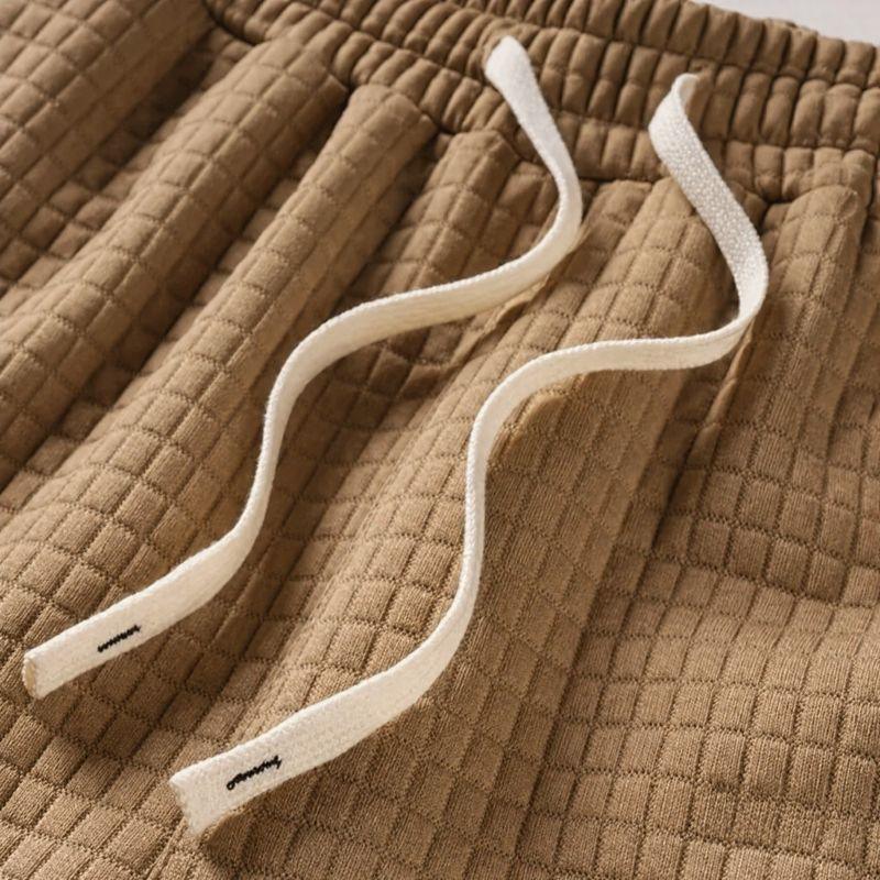 Ravi™ Premium-Shorts aus strukturierter Strickware mit verstellbarem Kordelzug