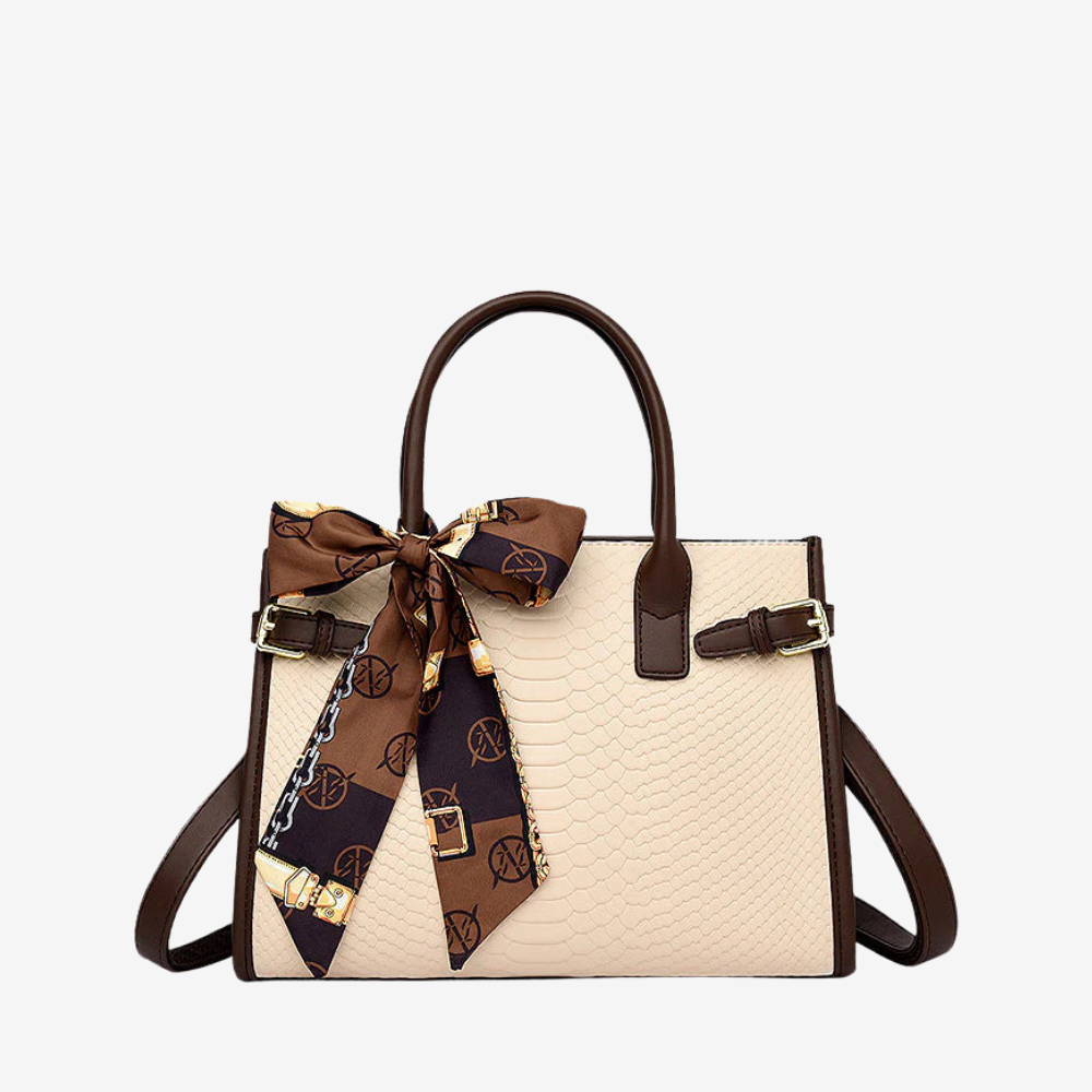 Christy Damen Handtasche mit 3 Fächern aus Kunstleder