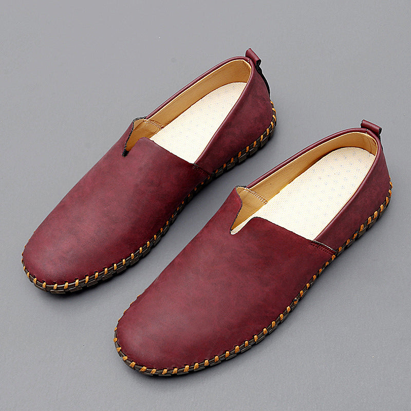 Santorini | Herren Leder Slipper Elegant Komfort Klassisch