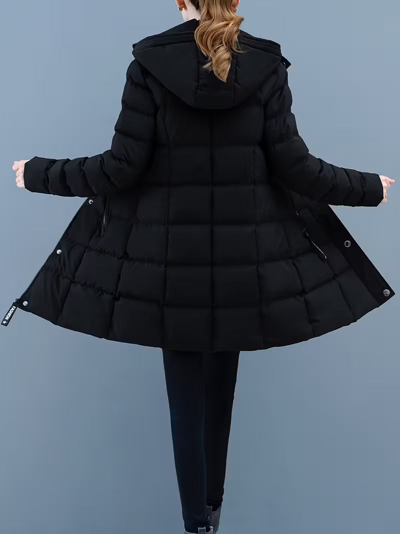 Übergangsjacke Damen | Steppmantel Damen | Kapuze & Windschutz