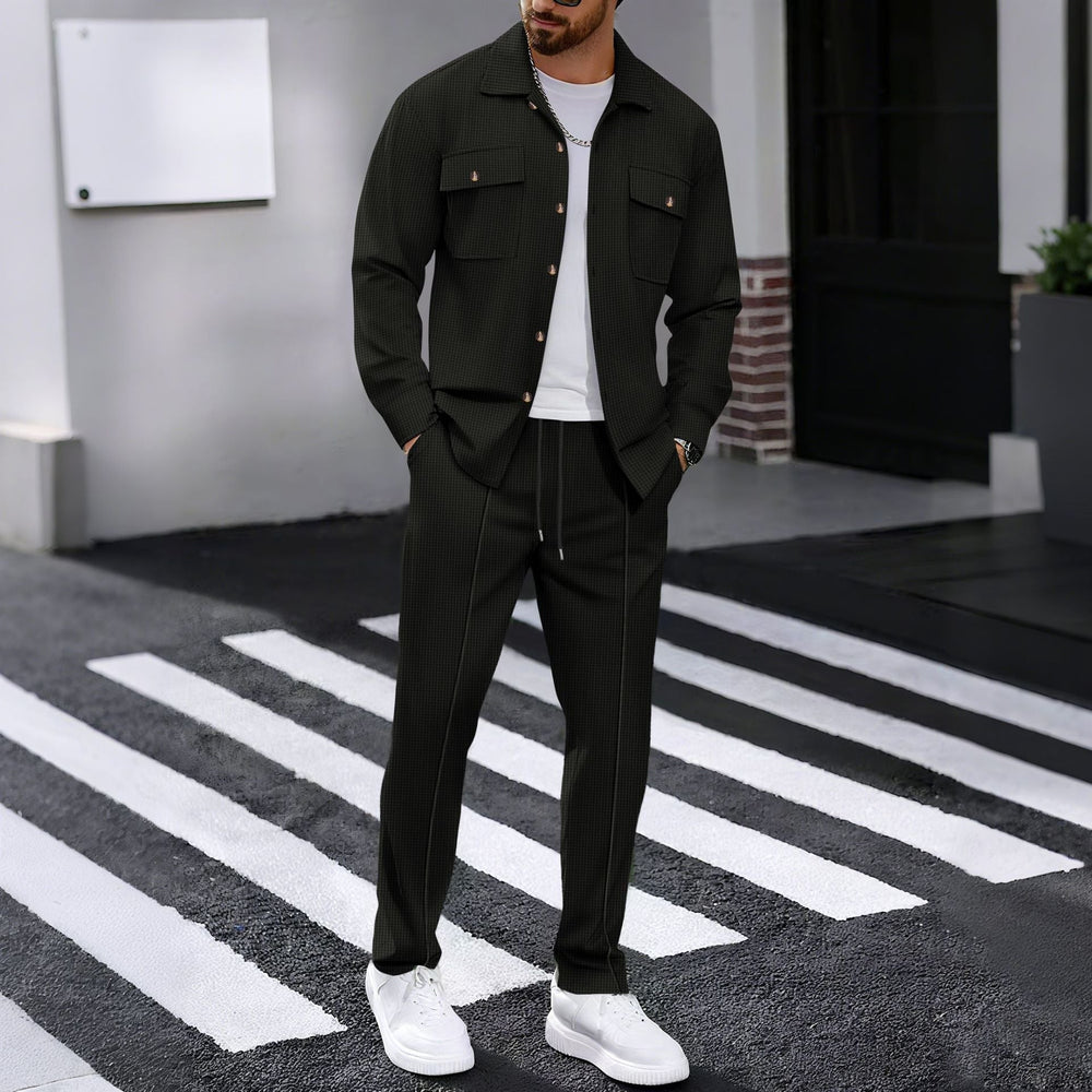 Übergangsjacke Herren | Jacke Herren | 2-teilig & geprägt für klaren Look