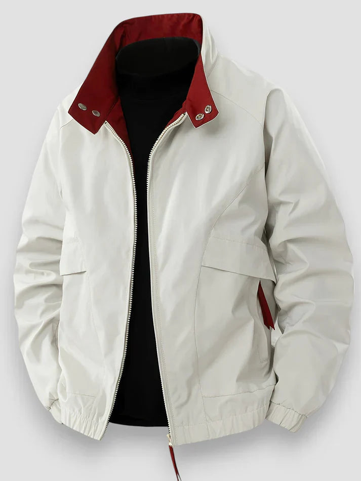 Übergangsjacke Herren | Reißverschluss & Stehkragen-Schutz