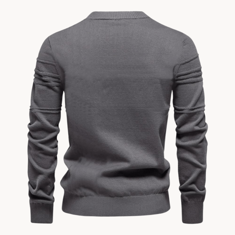 Burkhard | Stilvoller Herrenpullover mit Rautendesign