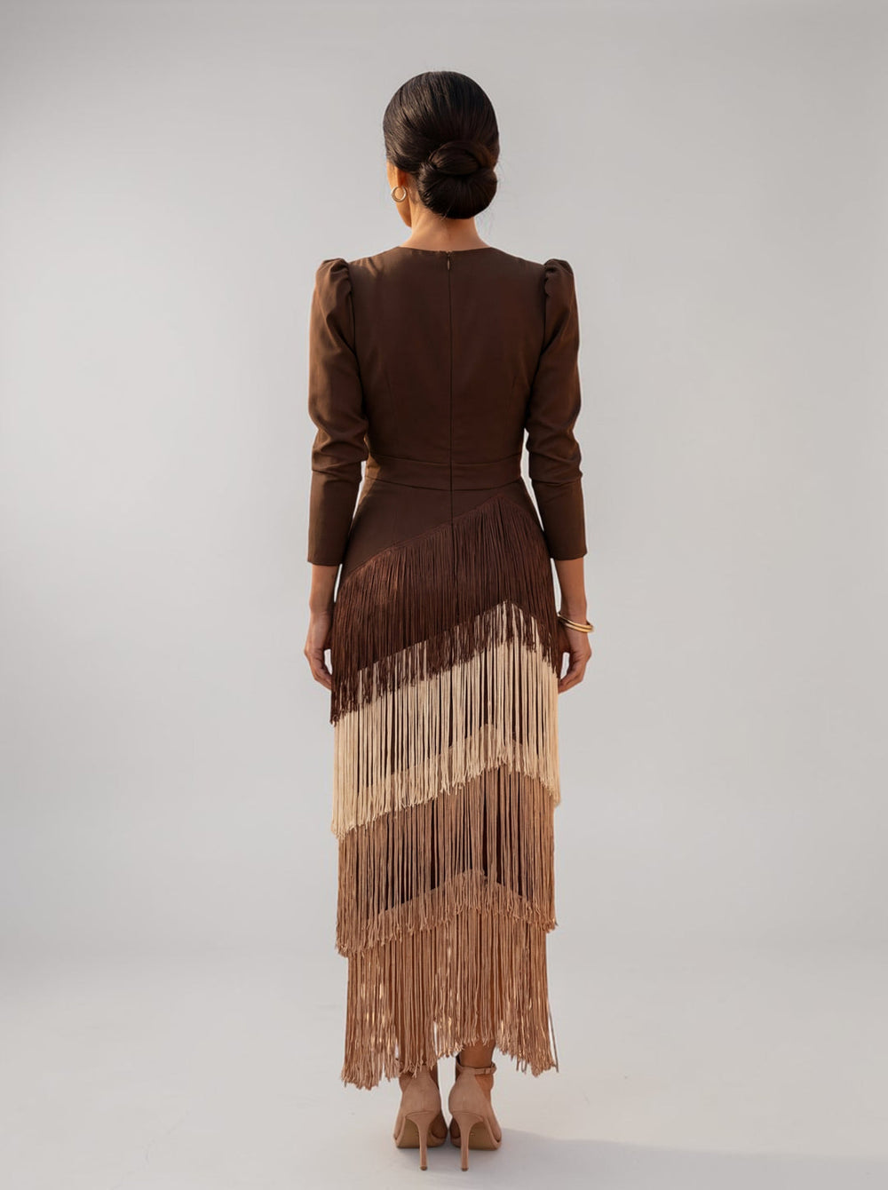 Rylanya – Elegantes Kleid Mit Fransen