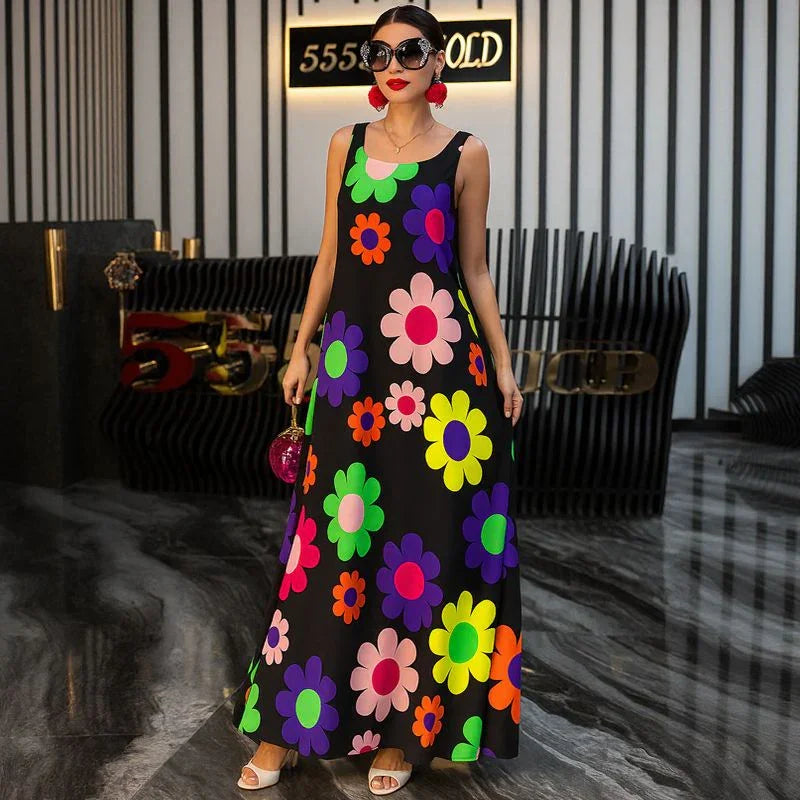 Kleid Flora™ Aus Leichtem Stoff Mit Lebendigem Blumenmuster