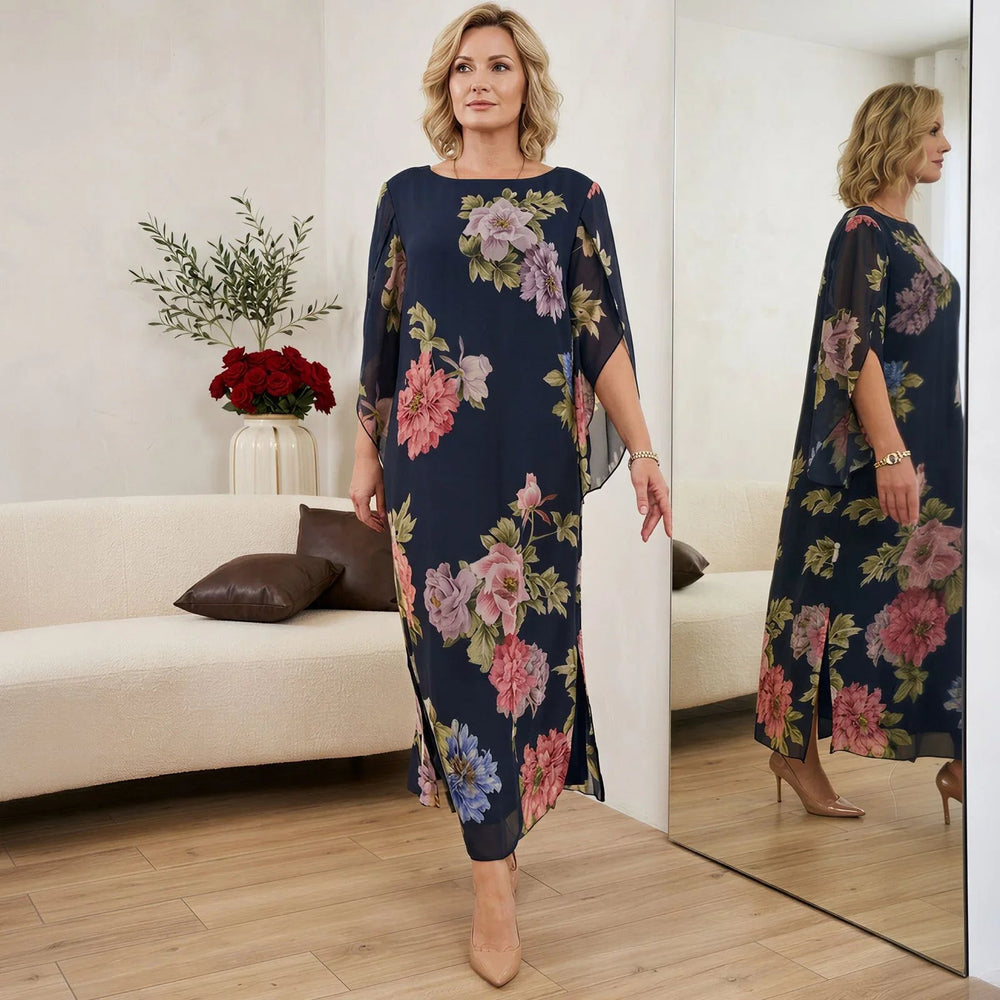 Isabel™ Maxikleid aus Premium-Viskose mit floralem Print