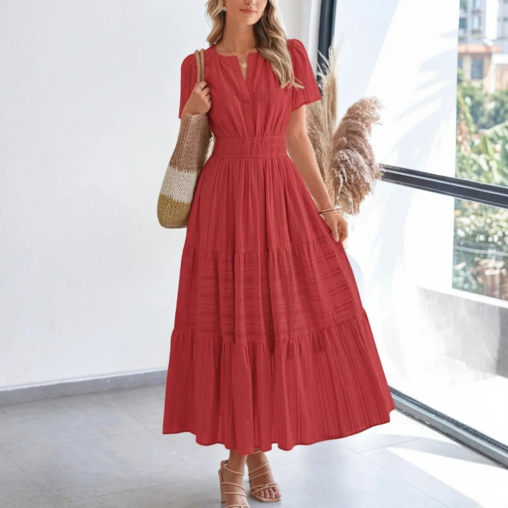 Floriana™ Kleid mit Stufenrock und Betonter Taille