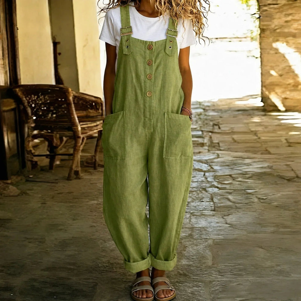 Tau™ Latzhosen-Stil Jumpsuit mit funktionalen Taschen