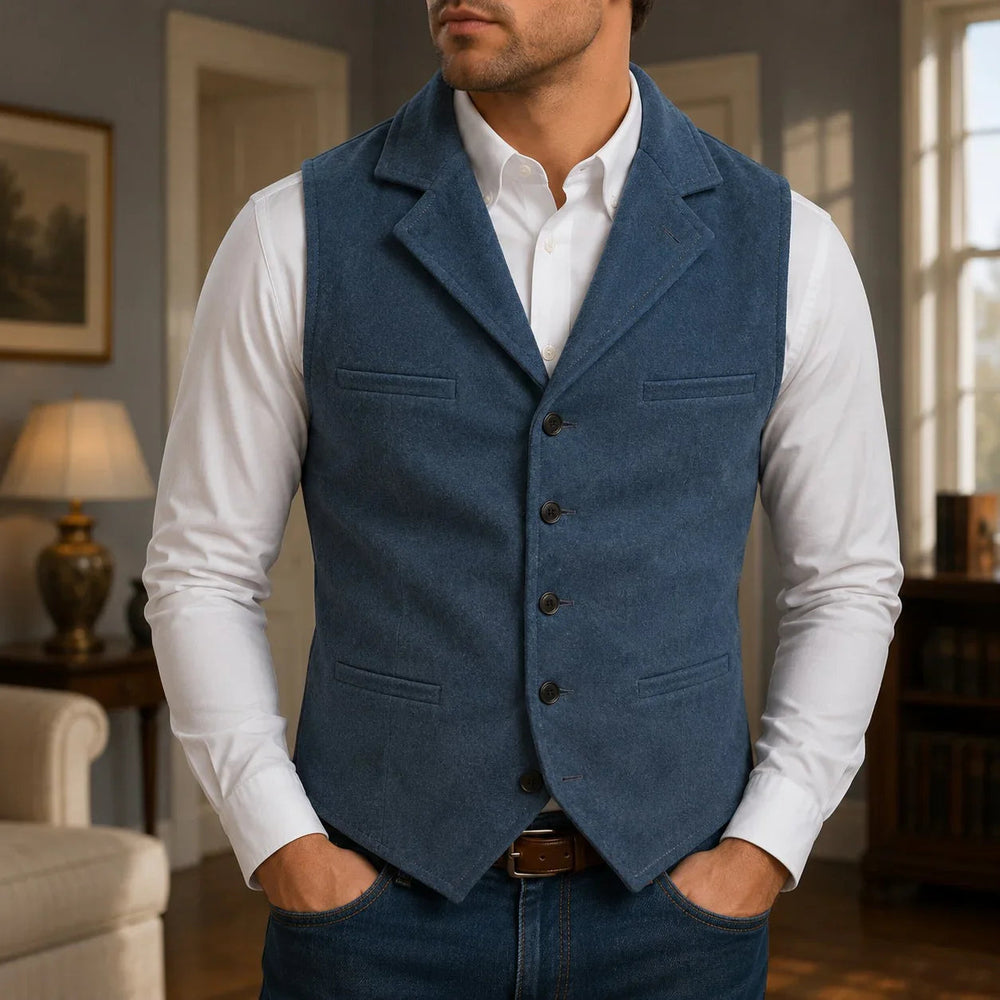 Harrison™ Weste mit Klassischer Struktur und Perfekter Passform