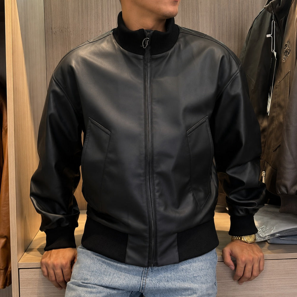 Bomberjacke Felix™ mit Reißverschluss, Seitentaschen und gerippten Abschlüssen