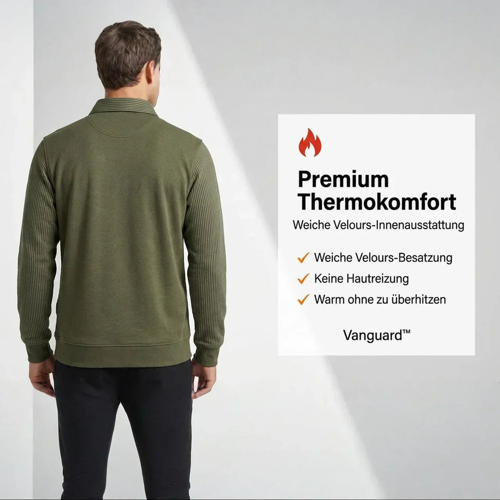 Vanguard™-Hemd mit Zweiteiliger Optik und Samtiger Innenseite für Maximale Thermische Behaglichkeit.