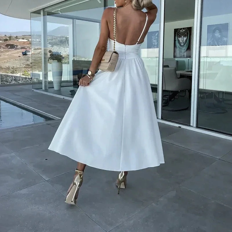 Fiora™ Kleid mit Feinem Cut-Out und Elegantem Schlitz