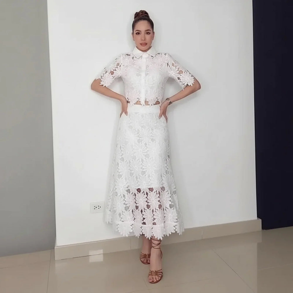 Avelisse™ Set aus Premium-Spitze mit Raffiniertem Stil