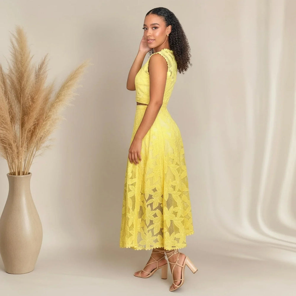 Alessa™ Set aus Floralbesticktem Tüll mit Zarter Eleganz