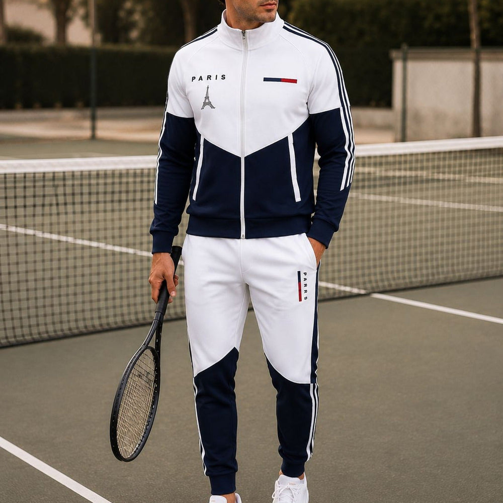 Cassian Paris™ Set mit Stehkragenjacke und Jogginghose