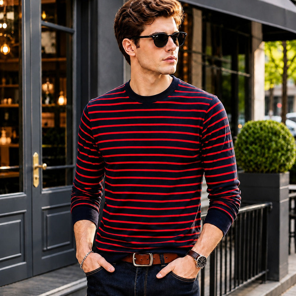 Belmont™ Premium-Strickpullover mit Fleecefutter