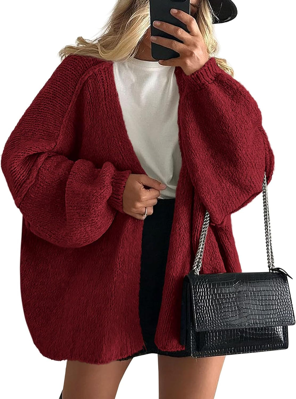 Beatrice | Damen Frühlings Zopfmuster Strickcardigan