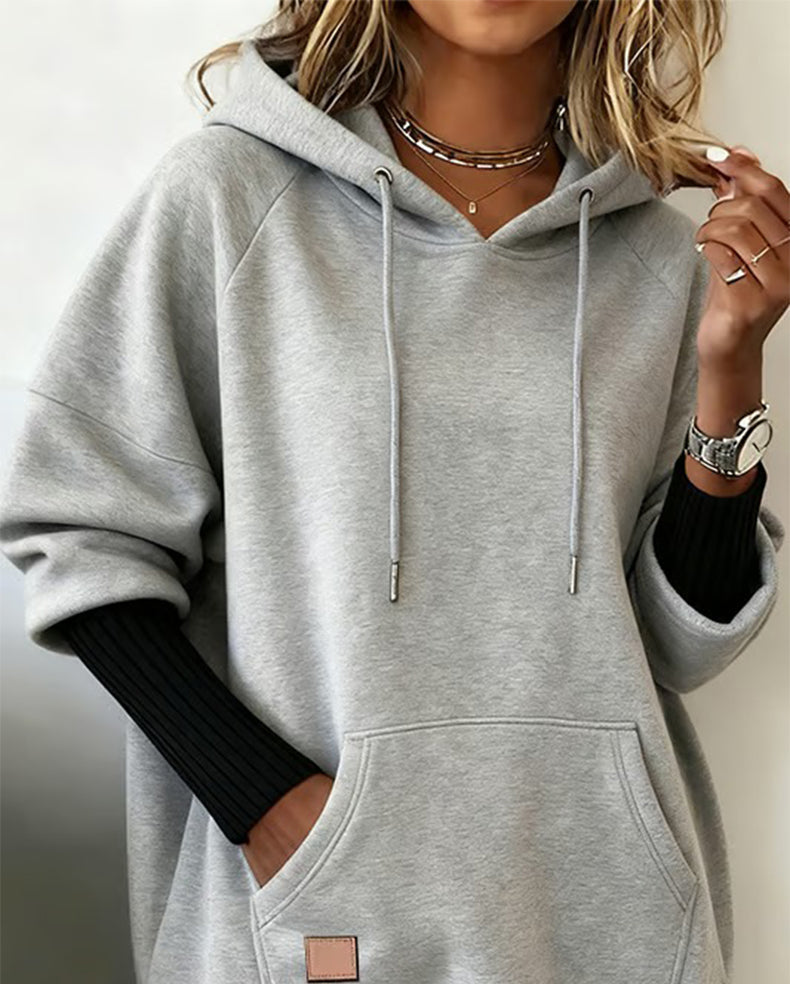 Lara | Damen Hoodie modern & elegant casual getragen