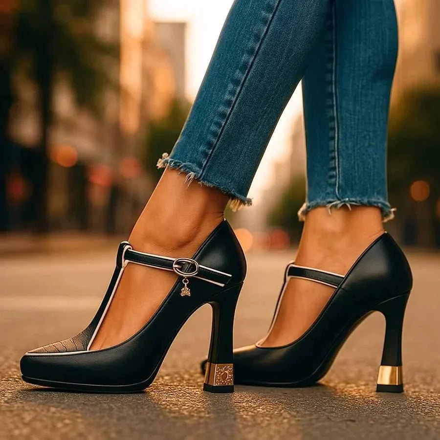Absatzschuhe Mit Riemchen