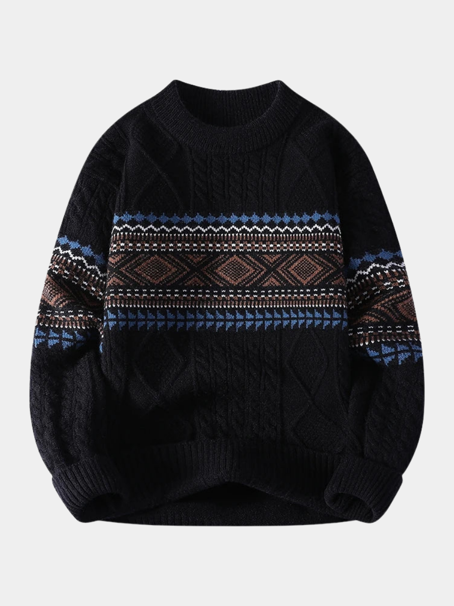 Elena | Stylischer Herren-Strickpullover nordisch & warm