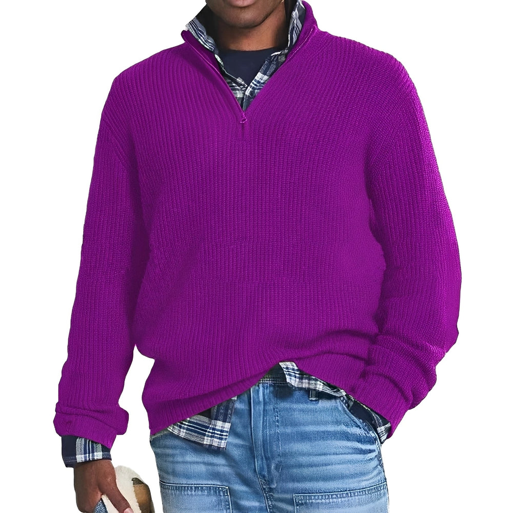 Charlton - Herrenpullover mit Reißverschluss für Wärme