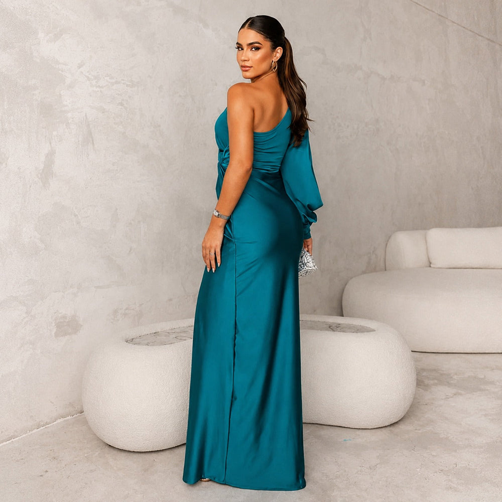 Fely - Schimmerndes One-Shoulder-Kleid