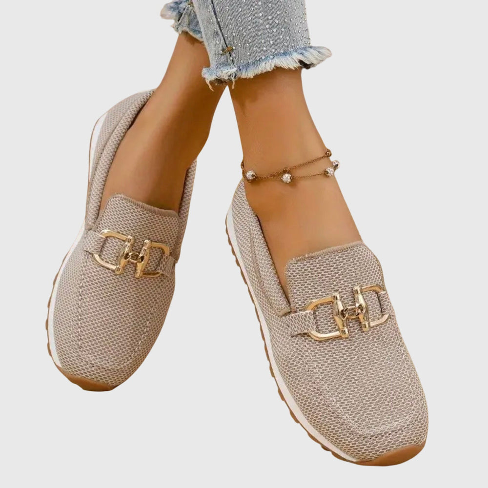 Sarah | Damen Frühlings Lässige Slip-On Loafer Schuhe