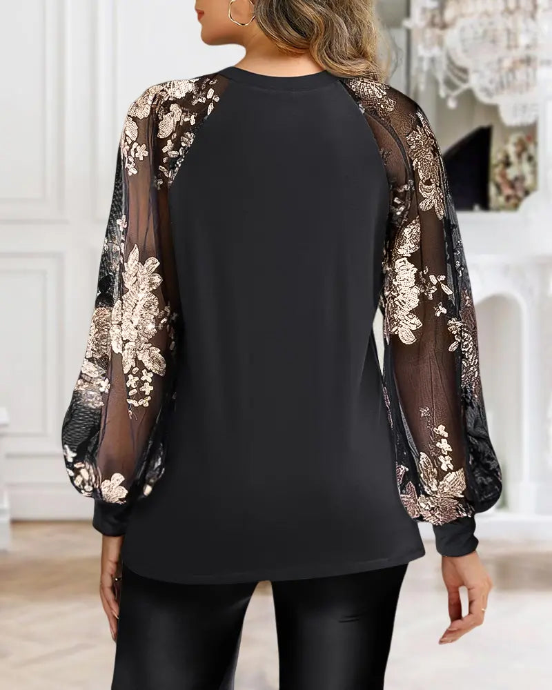 Zorinne - strukturierte Plissee-Bluse