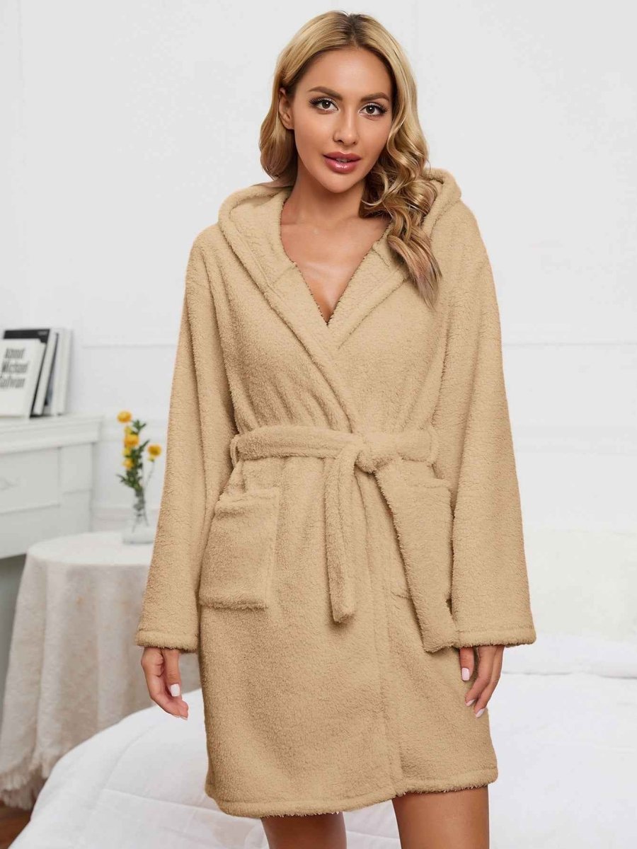 Bademantel Mit Kapuze Damen
