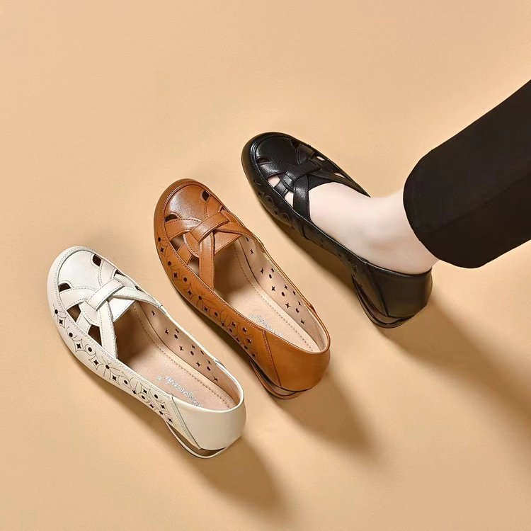 Noemi - Komfortable Cut-out-Ballerinas