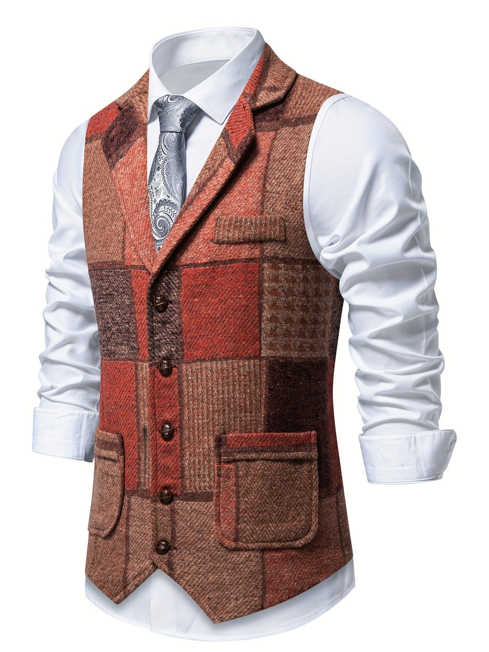 Evren - Maßgeschneiderte Patchwork-Weste