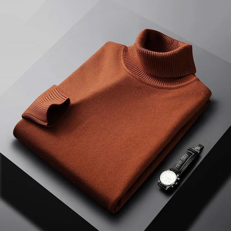 Bertram | Herren Rollkragenpullover Langarm