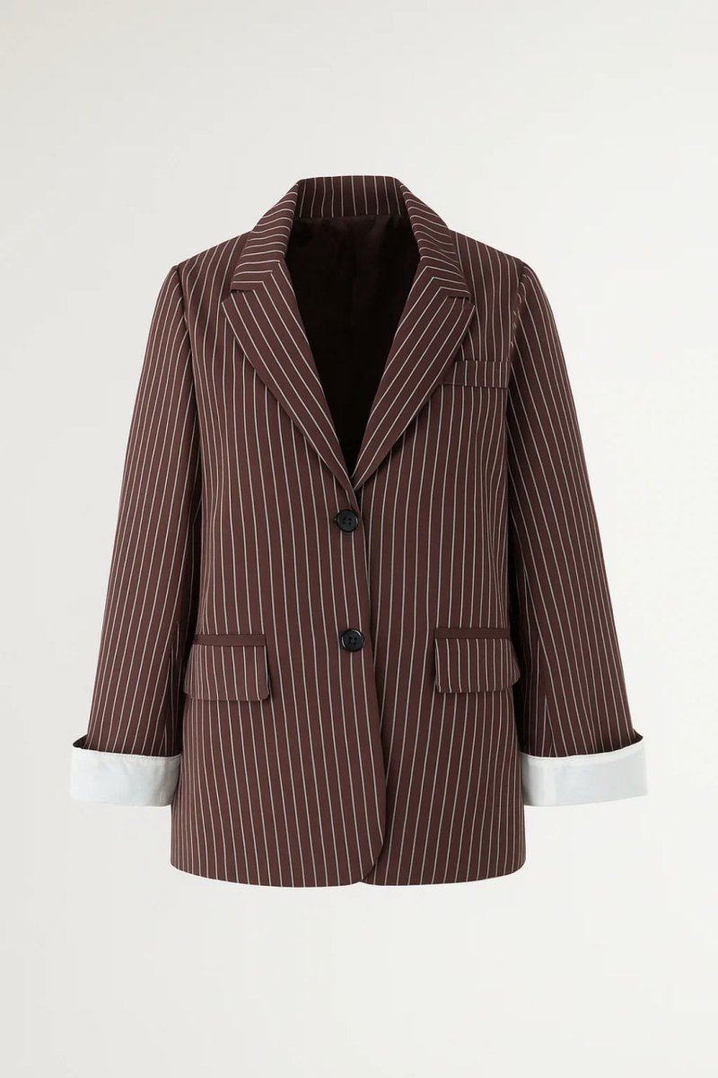 Blazer Damen Nadelstreifen Casual