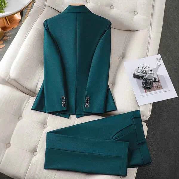 Blazer Und Hose Set Damen