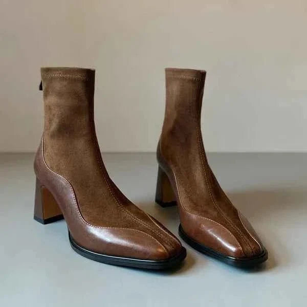 Blockabsatz Stiefel