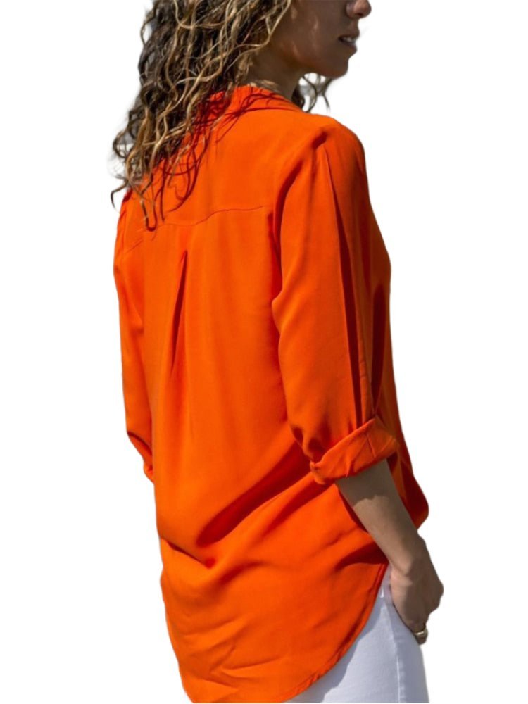 Brigitta | Damen Langarm Hemdbluse