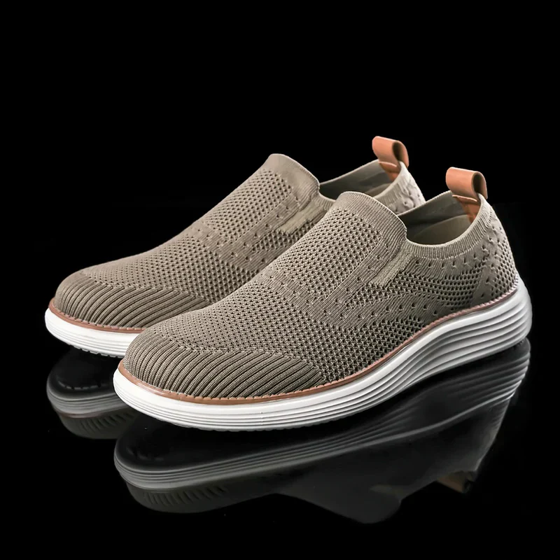 Friedrich | Herren atmungsaktive Slip-On-Schuhe zum Gehen