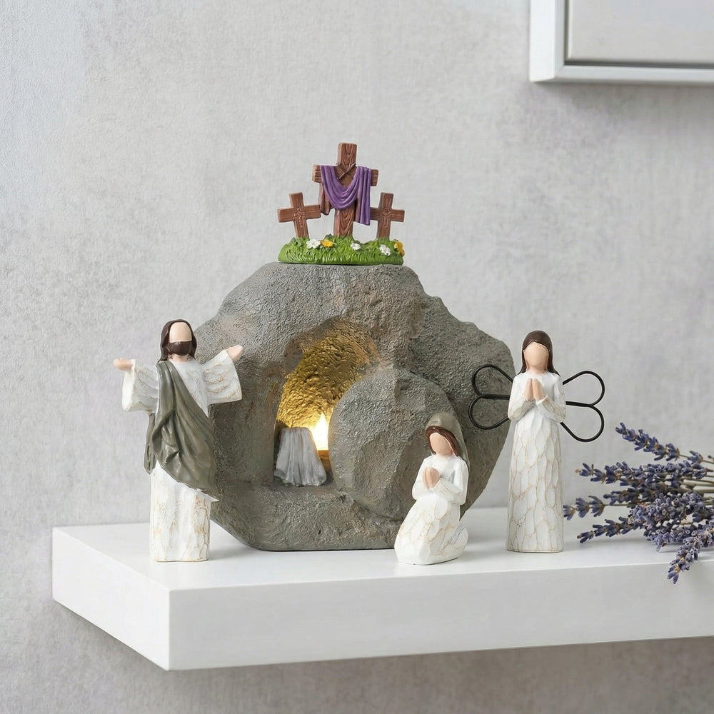 Celinea - Dekoratives Set mit Auferstehungsszene zu Ostern